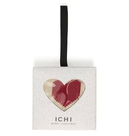 ICHI ICHI - Benno Heart Socks (Oatmeal)