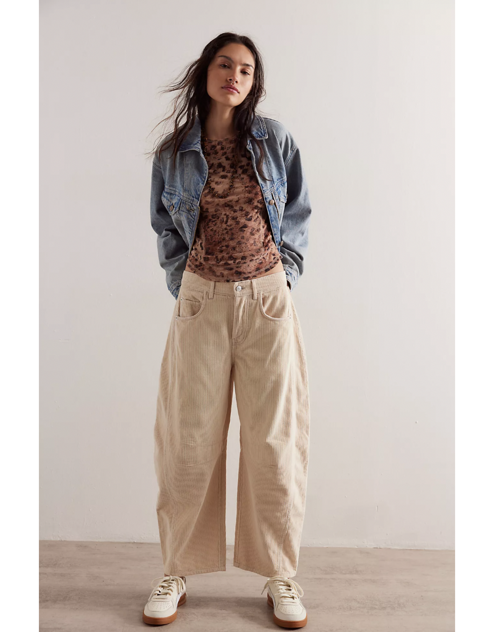 Free people Free People - Good Luck Cord (Crystal Grey)