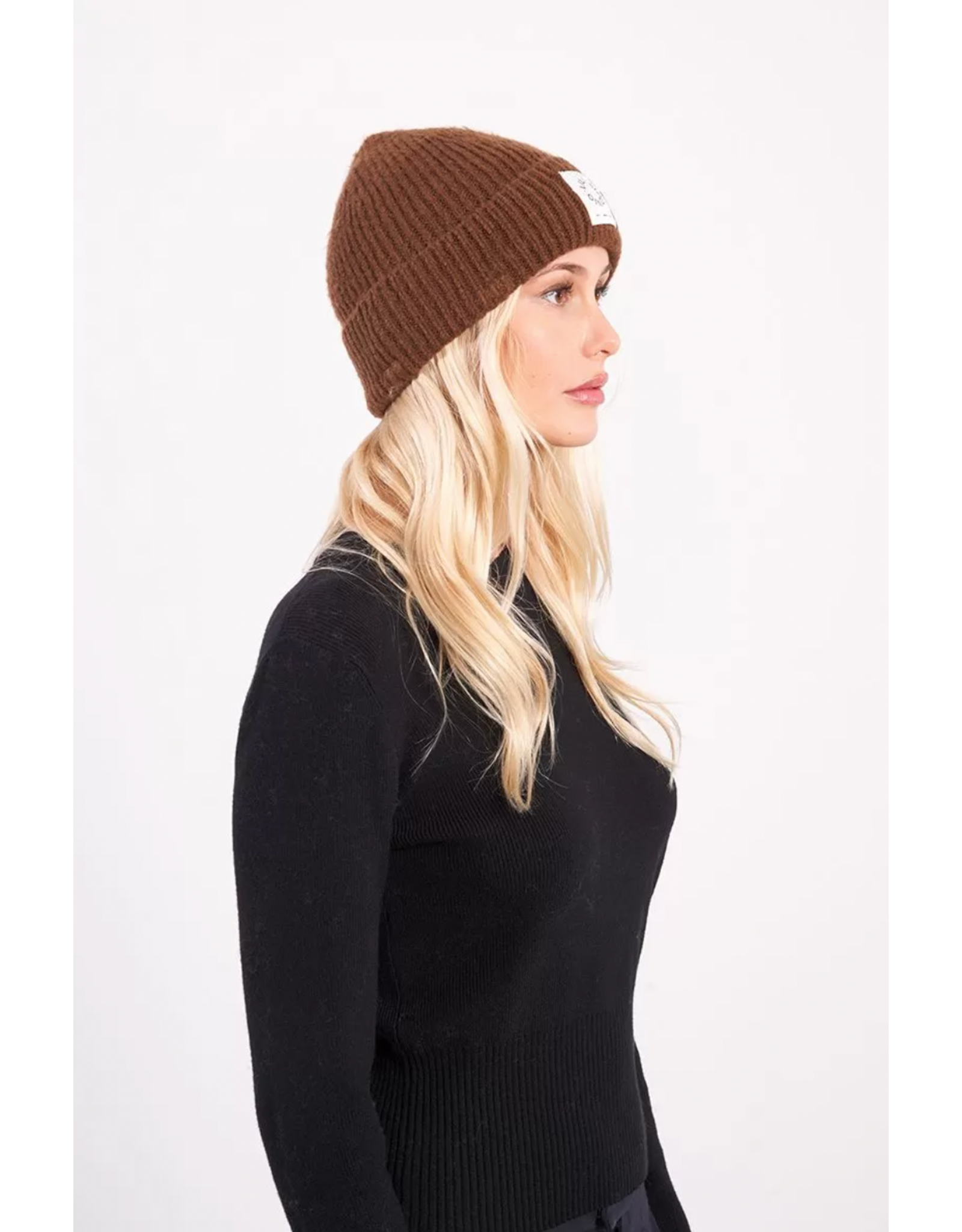 Molly Bracken Molly Bracken -  Logo Beanie (Chocolate)
