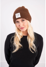 Molly Bracken Molly Bracken -  Logo Beanie (Chocolate)
