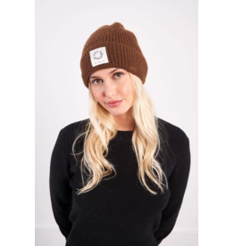 Molly Bracken Molly Bracken -  Logo Beanie (Chocolate)