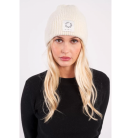 Molly Bracken Molly Bracken -  Logo Beanie (Ecru)