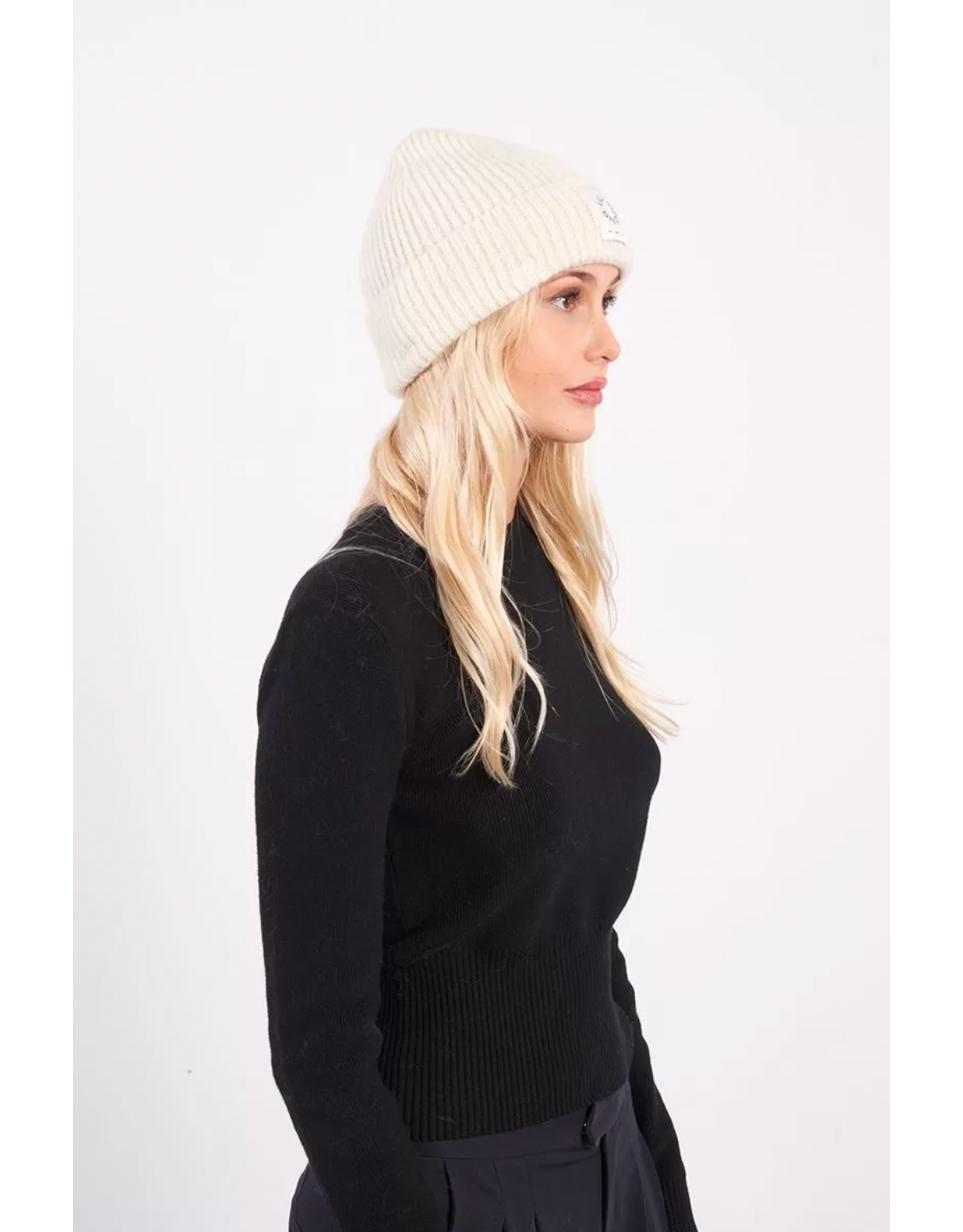 Molly Bracken Molly Bracken -  Logo Beanie (Ecru)