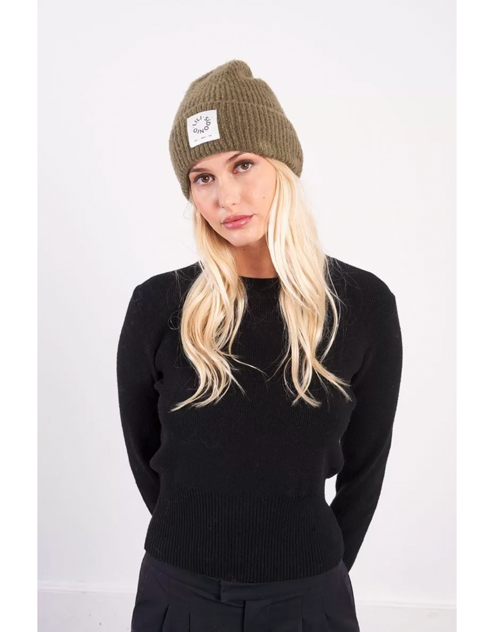 Molly Bracken Molly Bracken -  Logo Beanie (Khaki)