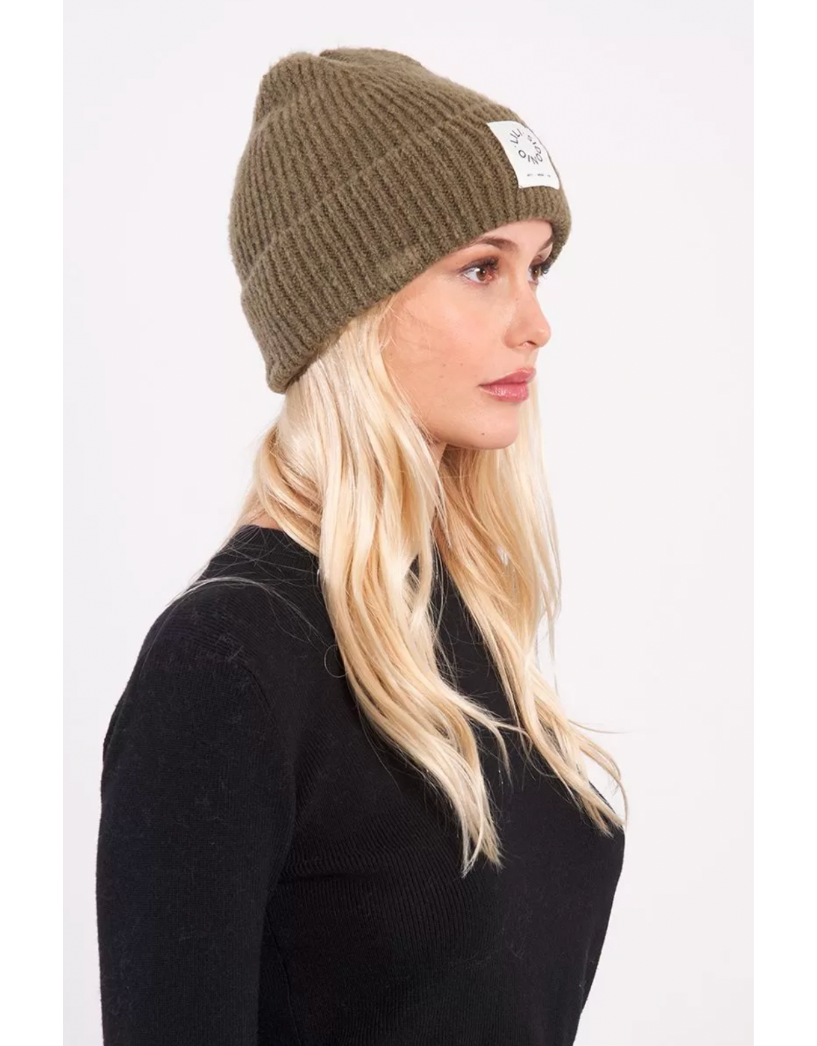 Molly Bracken Molly Bracken -  Logo Beanie (Khaki)