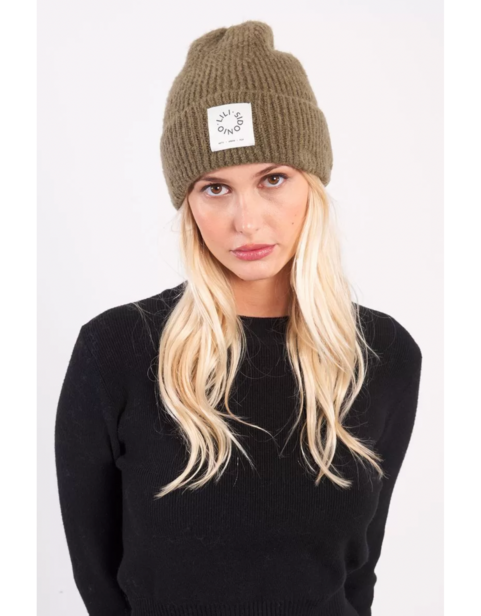 Molly Bracken Molly Bracken -  Logo Beanie (Khaki)
