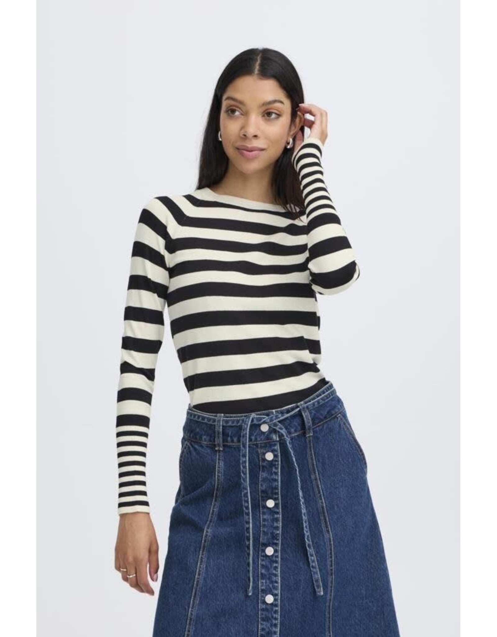 b.young b.young - Morla Long Cuff (Black Mix)