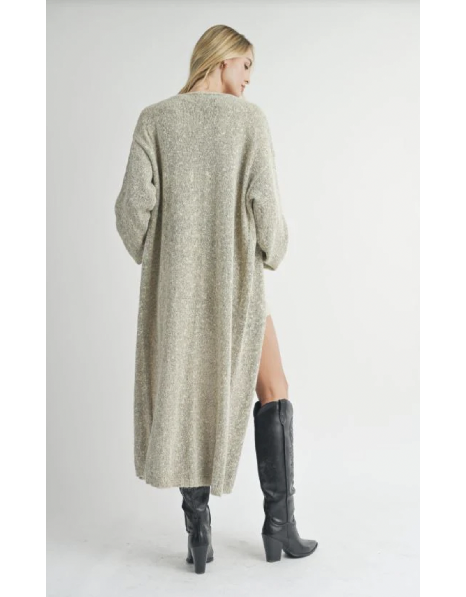 Sadie & Sage Sadie & Sage - Phoenix Long Cardi (Taupe)