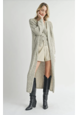 Sadie & Sage Sadie & Sage - Phoenix Long Cardi (Taupe)