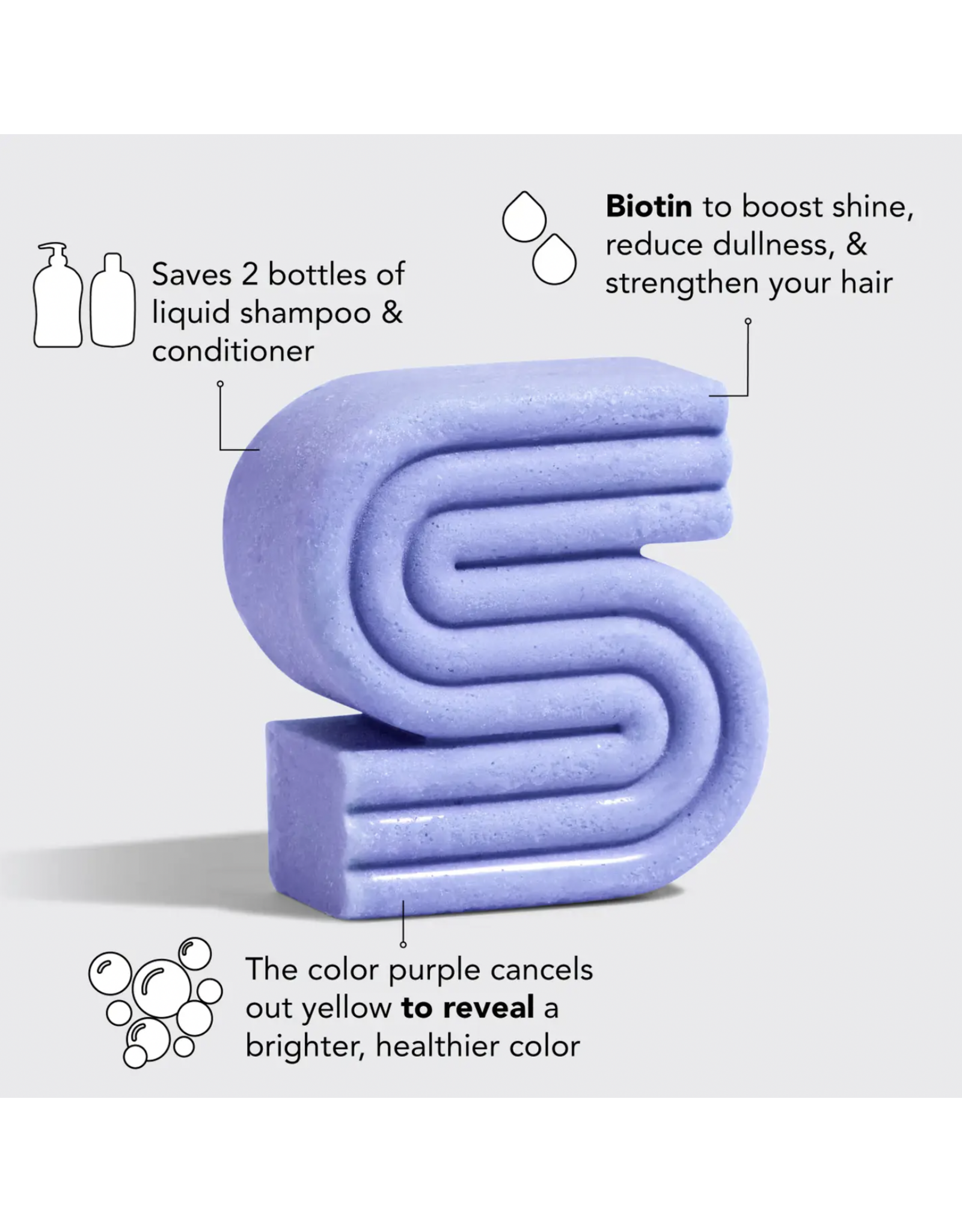 kitsch Kitsch - Purple Toning Solid Shampoo Bar