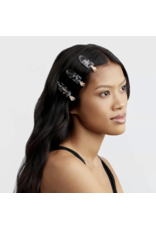 kitsch Kitsch - Eco-Friendly Creaseless Clips 4pc Set - Black Terrazzo