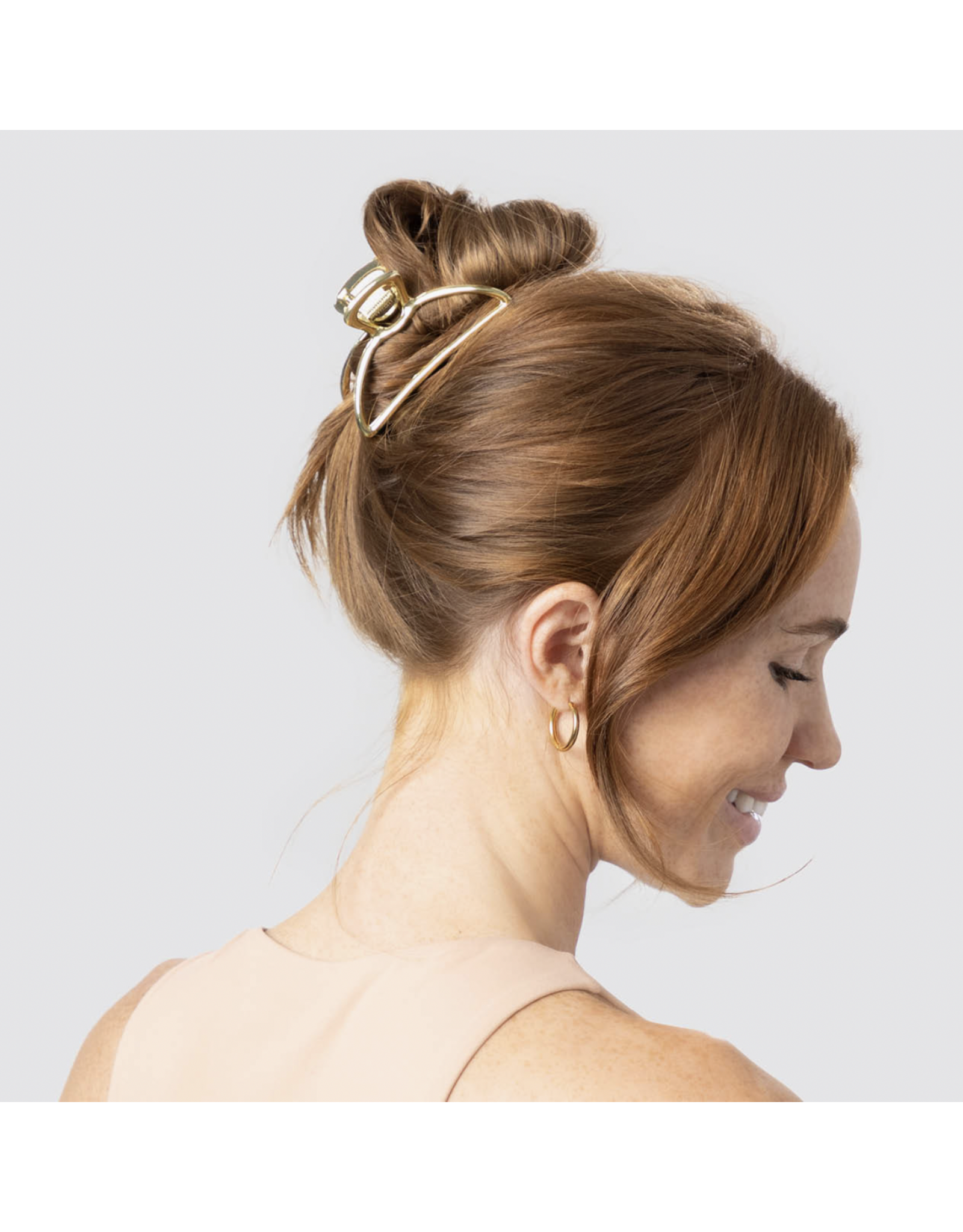 kitsch Kitsch - Open Shape Claw Clip - Gold