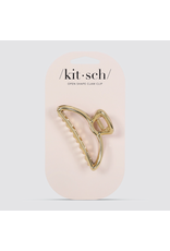 kitsch Kitsch - Open Shape Claw Clip - Gold