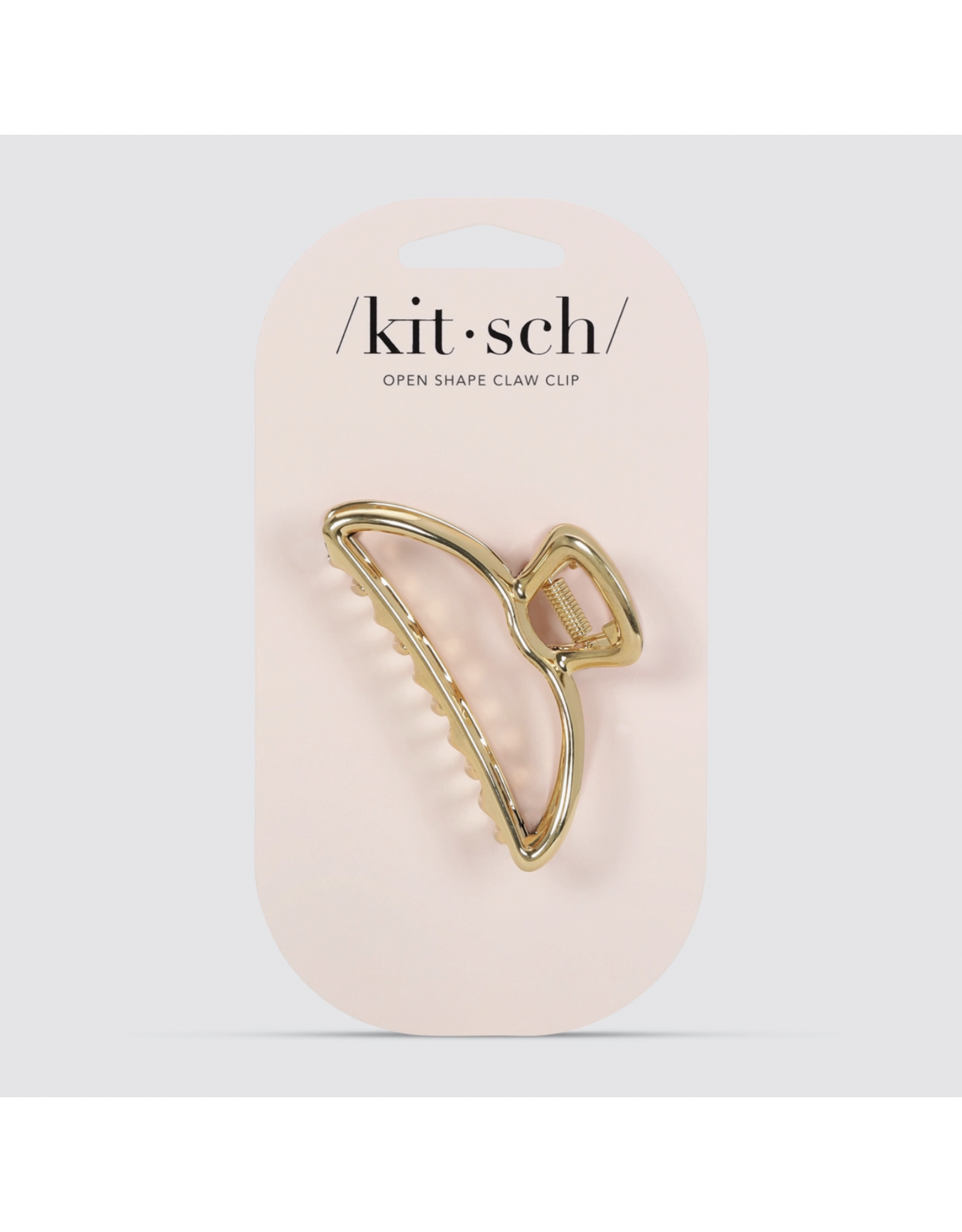 kitsch Kitsch - Open Shape Claw Clip - Gold