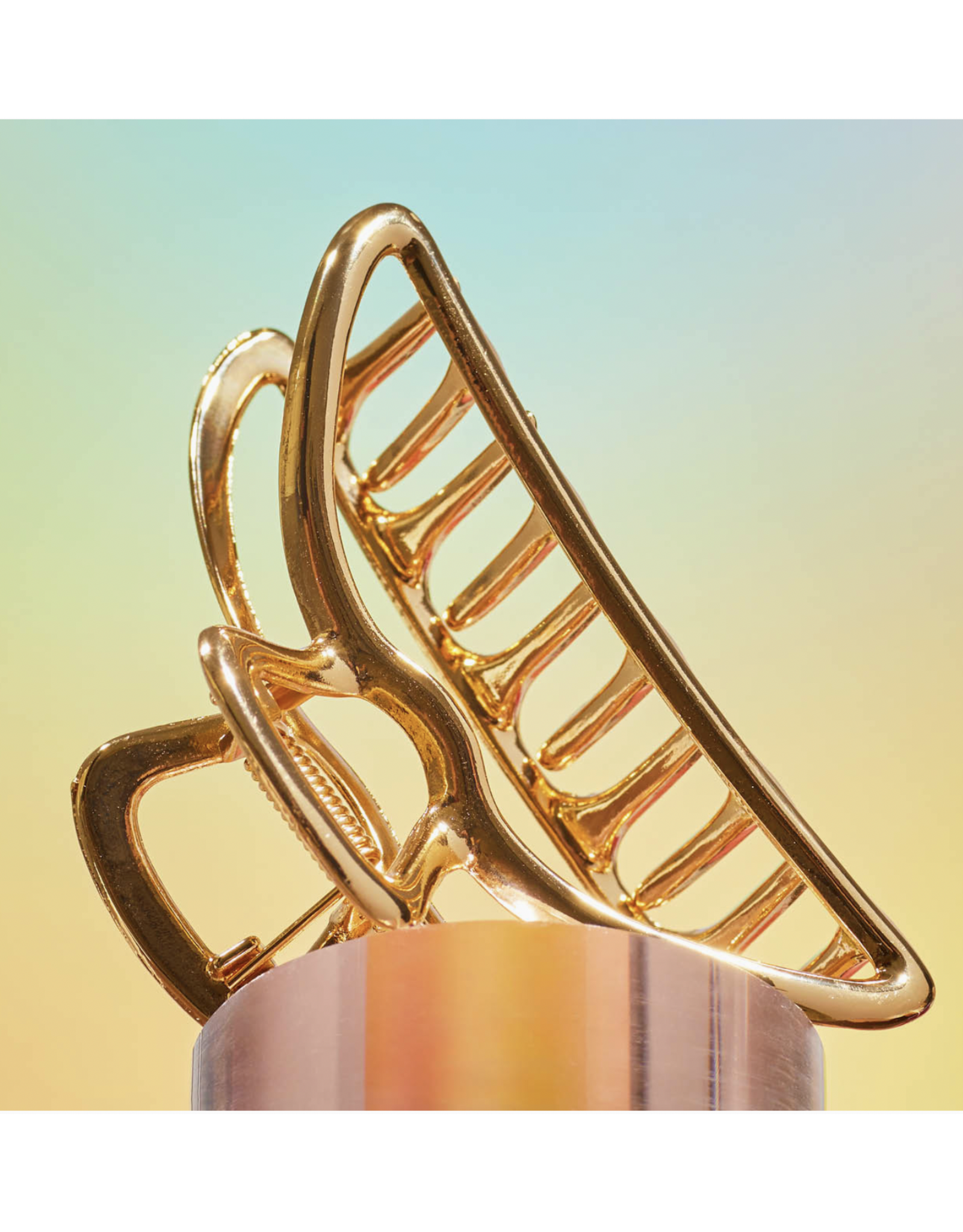 kitsch Kitsch - Open Shape Claw Clip - Gold