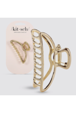 kitsch Kitsch - Open Shape Claw Clip - Gold