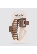 kitsch Kitsch - Recycled Plastic Assorted Claw Clip 3pc - Oversized