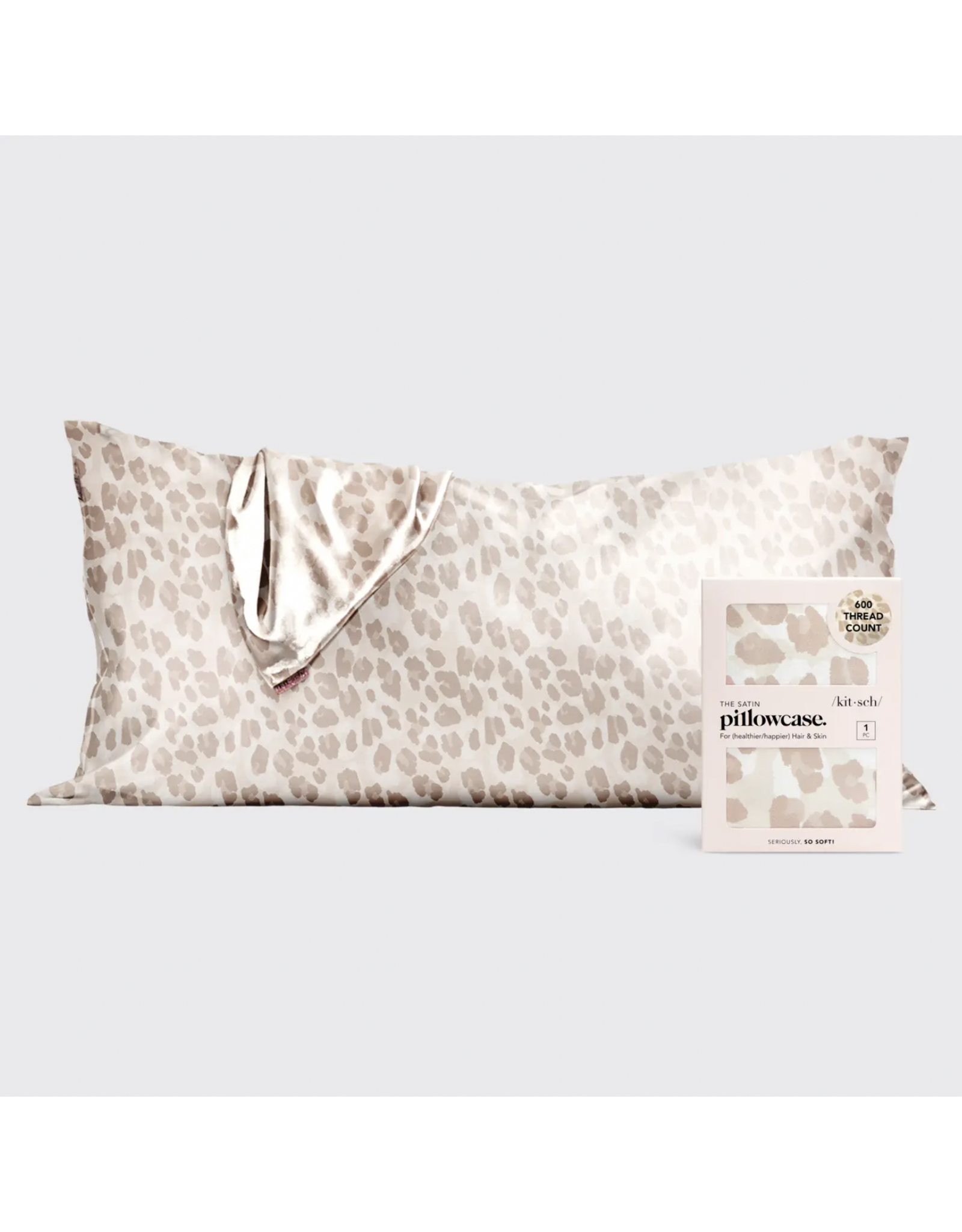 kitsch Kitsch - Satin Pillowcase (Leopard)