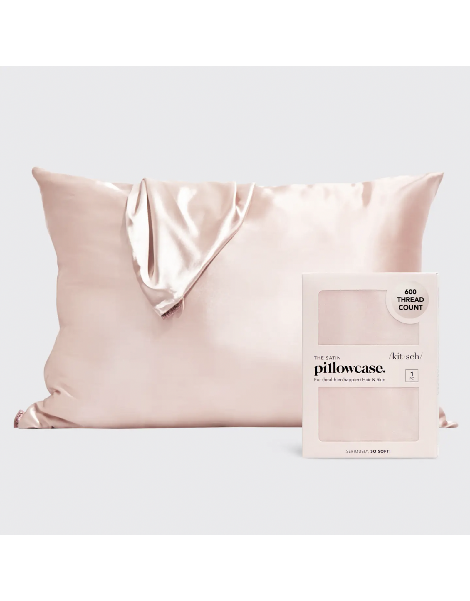 kitsch Kitsch - Satin Pillowcase (Blush)