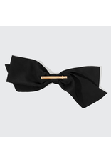 kitsch Kitsch - Recycled Fabric Bow Hair Clip 1pc- Black