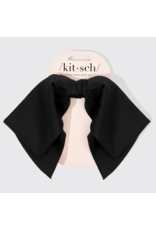 kitsch Kitsch - Recycled Fabric Bow Hair Clip 1pc- Black