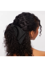 kitsch Kitsch - Recycled Fabric Bow Hair Clip 1pc- Black