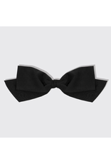 kitsch Kitsch - Recycled Fabric Bow Hair Clip 1pc- Black