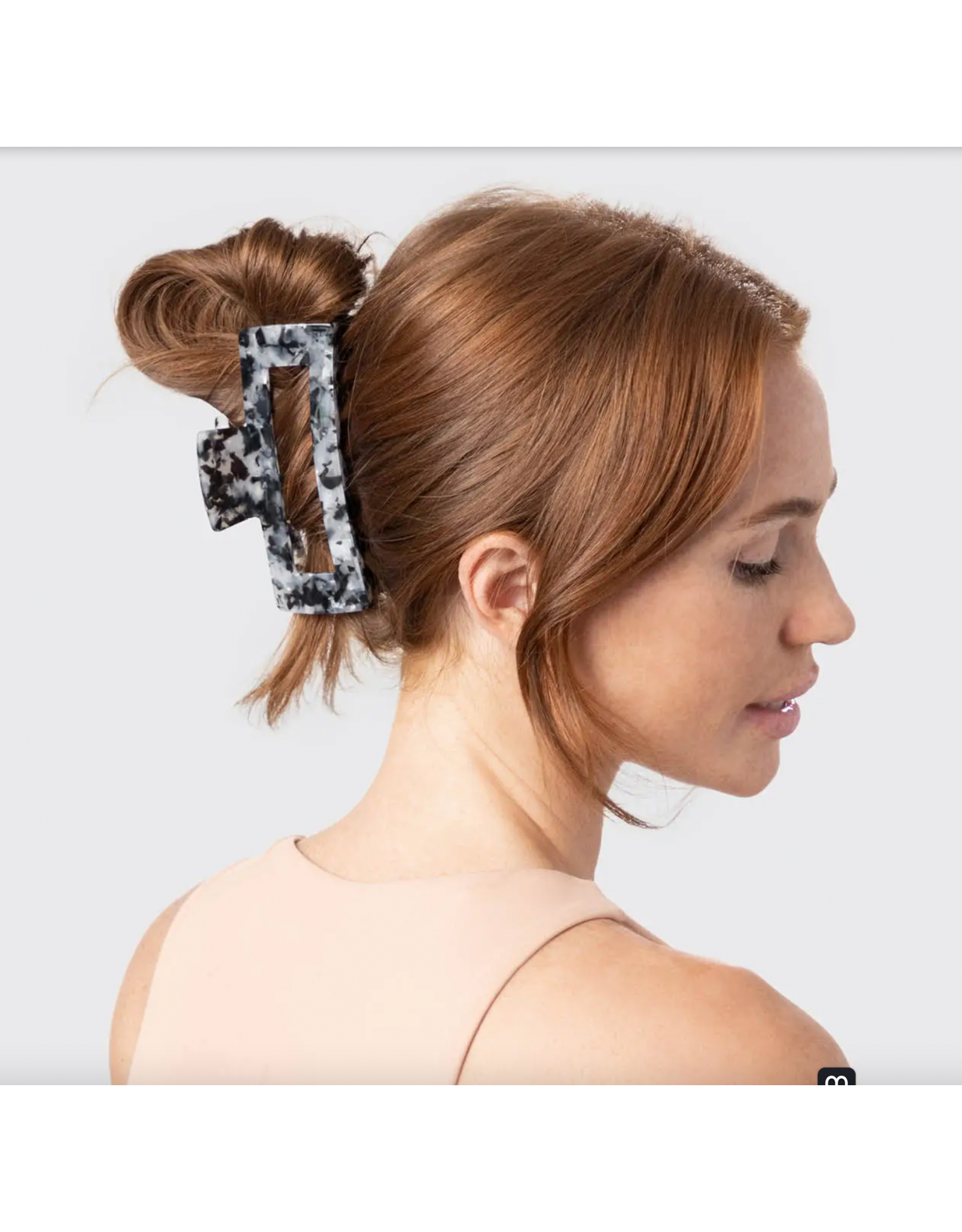 kitsch Kitsch - Eco-Friendly Jumbo Open Shape Claw Clip - Black