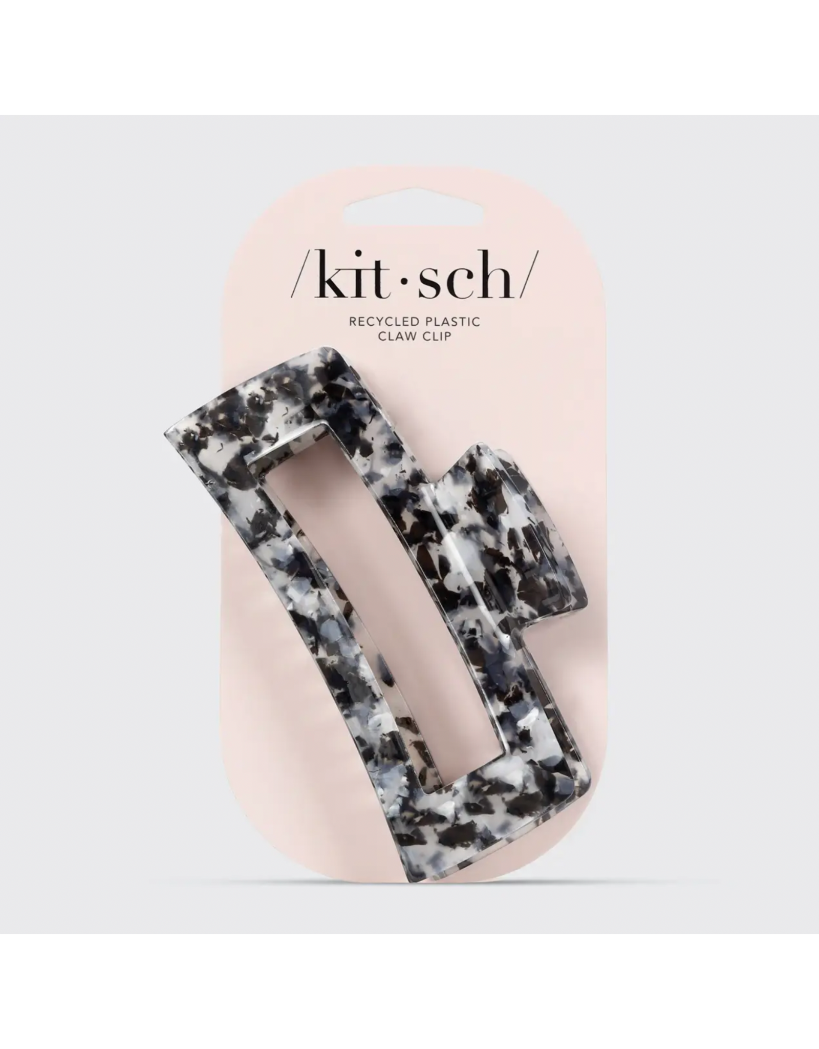kitsch Kitsch - Eco-Friendly Jumbo Open Shape Claw Clip - Black
