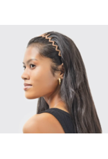 kitsch Kitsch - Recycled Plastic Zig Zag Headband 2pc - Neutral