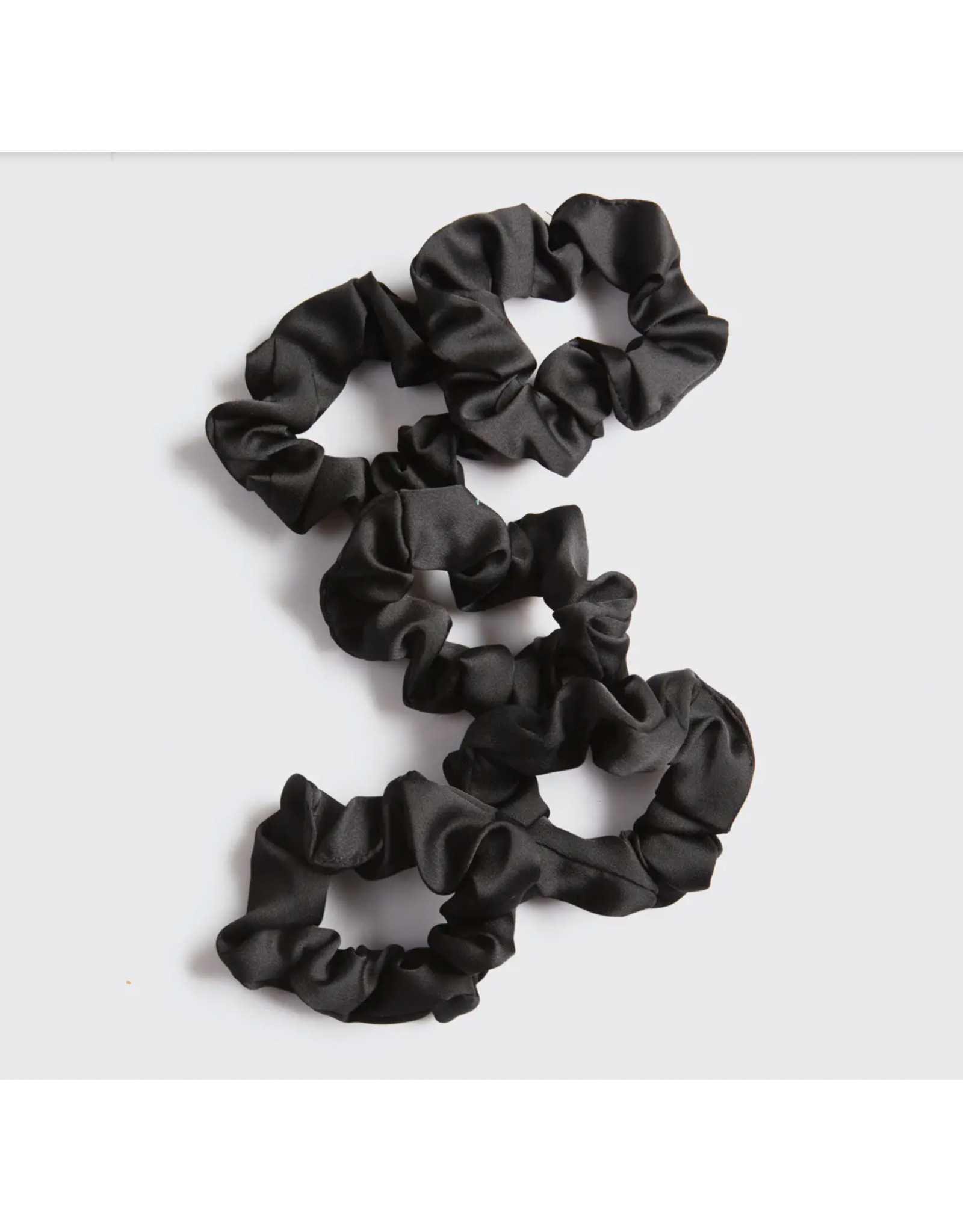 kitsch Kitsch - Satin Sleep Scrunchies (5pc - Assorted - Blk)