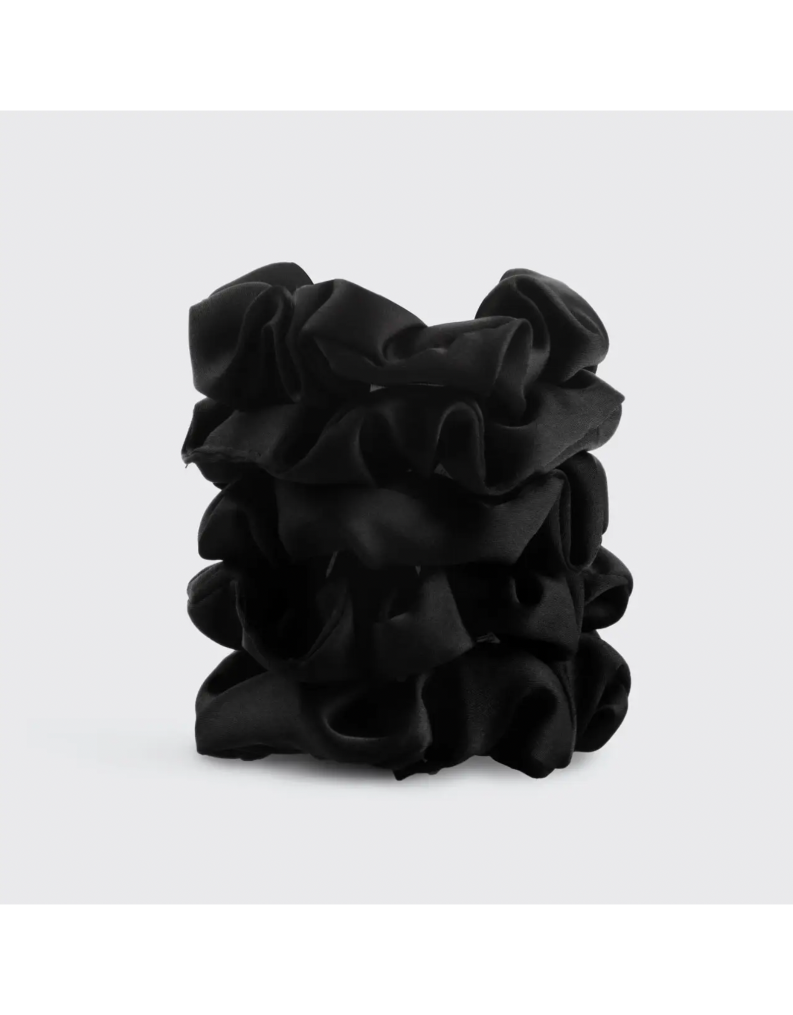 kitsch Kitsch - Satin Sleep Scrunchies (5pc - Assorted - Blk)