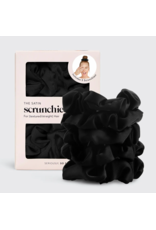 kitsch Kitsch - Satin Sleep Scrunchies (5pc - Assorted - Blk)