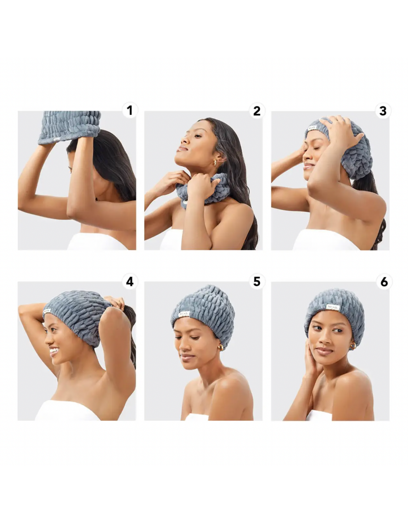 kitsch Kitsch - Extra Wide Spa Headband (Misty Blue)