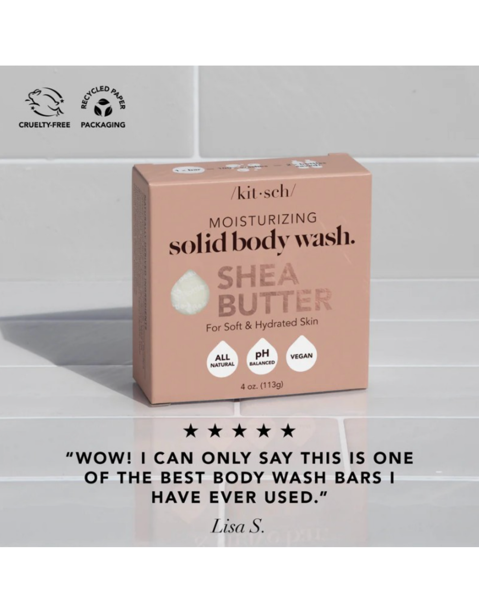 kitsch Kitsch - Shea Butter Exfoliating Body Wash