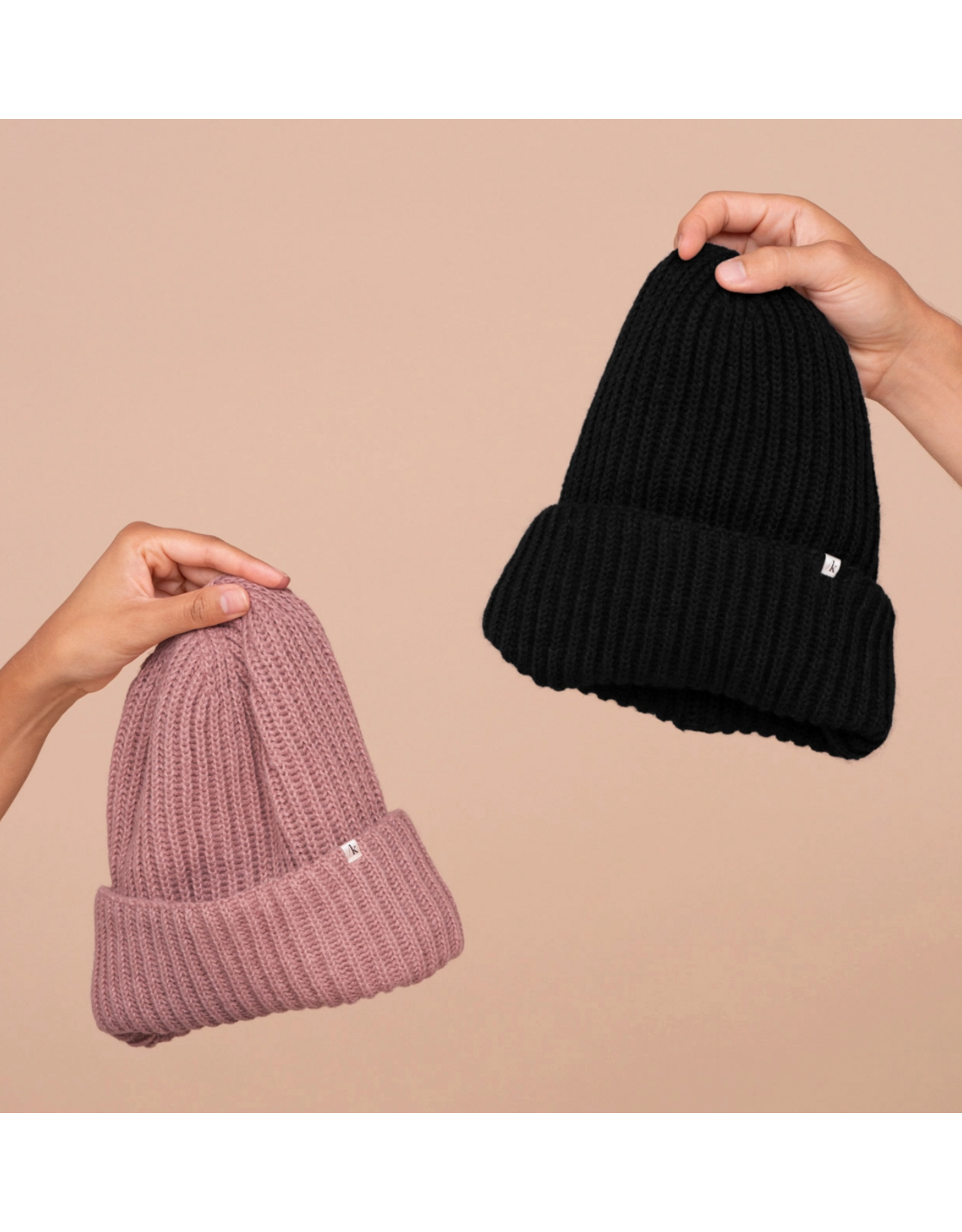 kitsch Kitsch - Glazey™ Satin-Lined Beanie (Black)