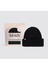 kitsch Kitsch - Glazey™ Satin-Lined Beanie (Black)