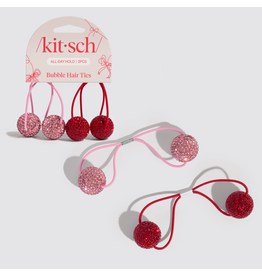kitsch Kitsch -Holiday Bubble Hair Ties 2pc Set