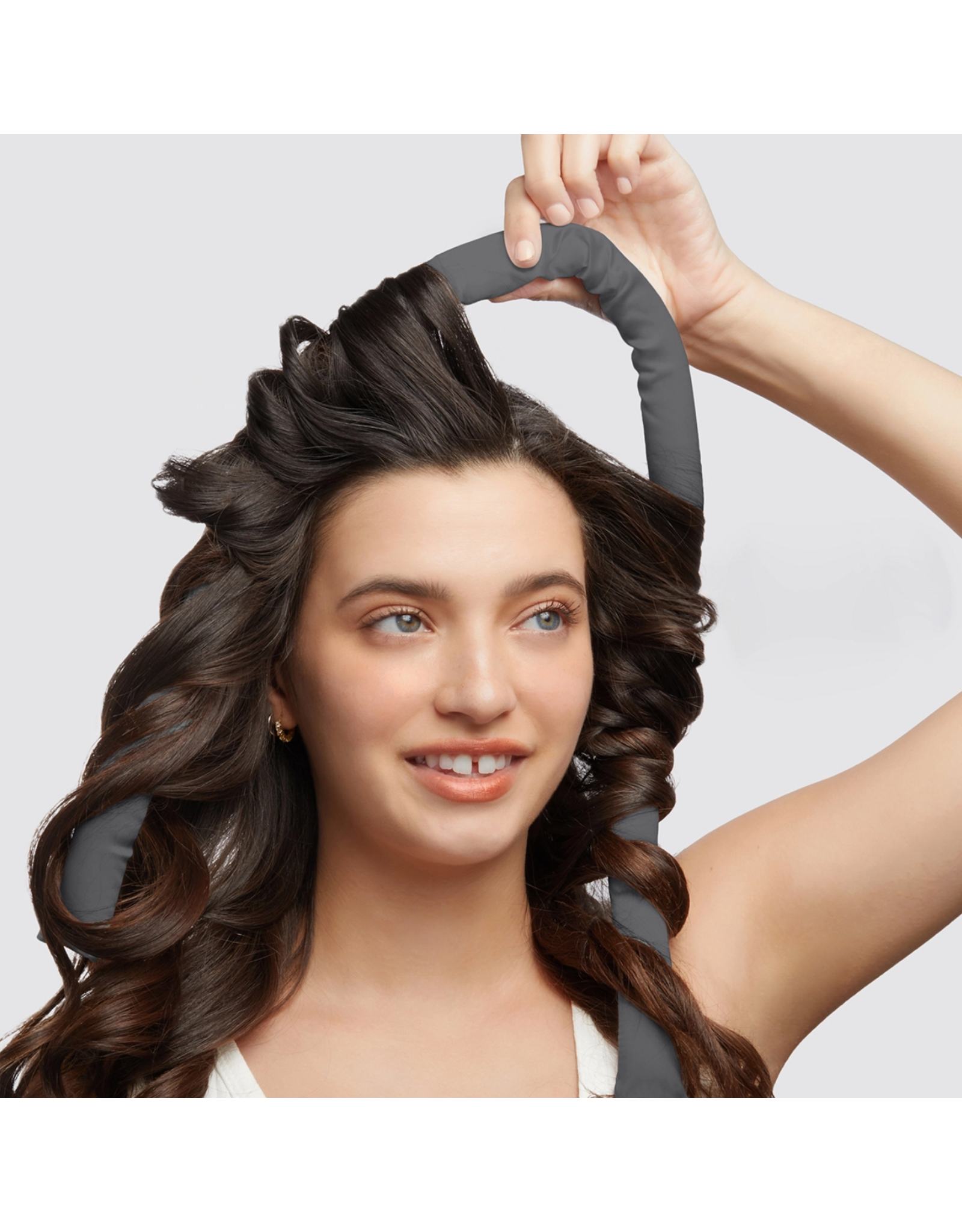 kitsch Kitsch - Satin Heatless Curling Set (Charcoal)