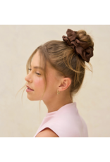 kitsch Kitsch - Black & Chocolate Oversized Scrunchies