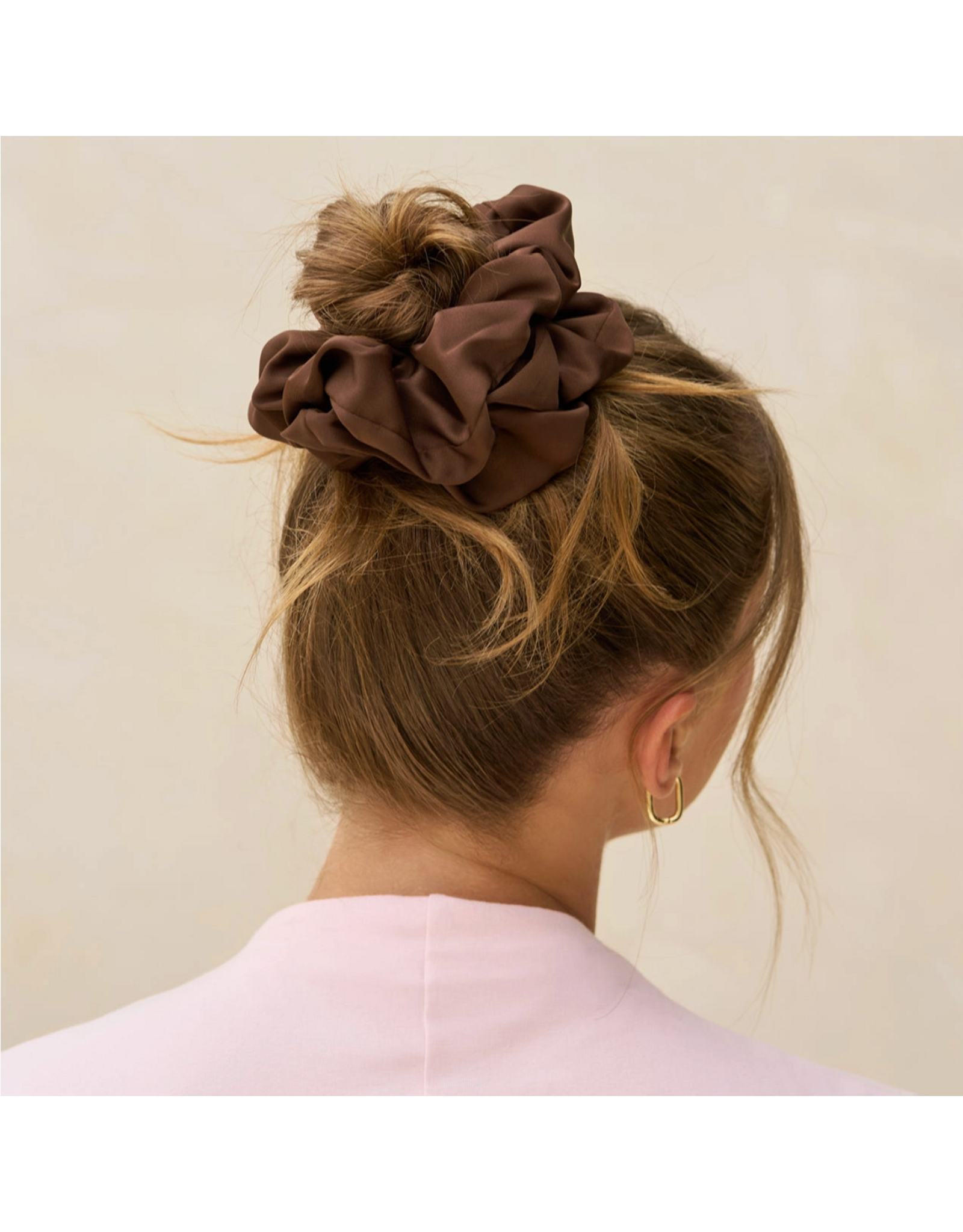 kitsch Kitsch - Black & Chocolate Oversized Scrunchies