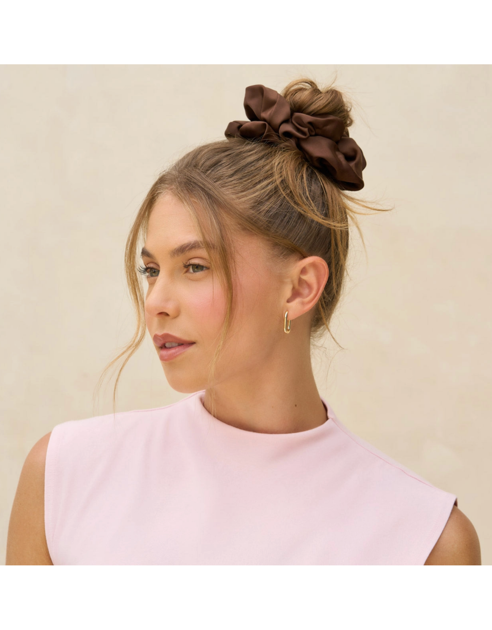 kitsch Kitsch - Black & Chocolate Oversized Scrunchies