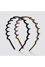 kitsch Kitsch - Zig Zag Headband 2pc (Black & Tortoise)