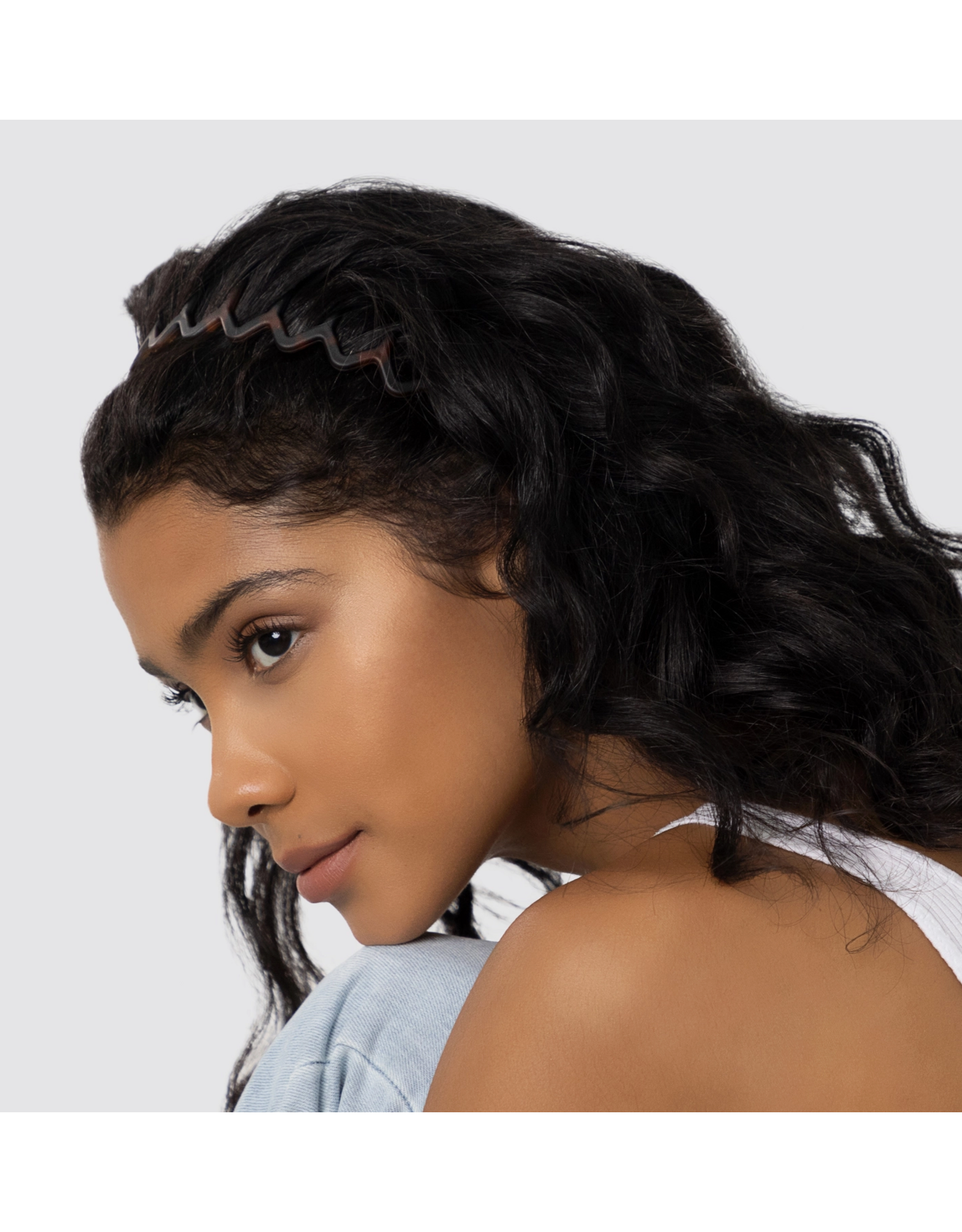 kitsch Kitsch - Zig Zag Headband 2pc (Black & Tortoise)