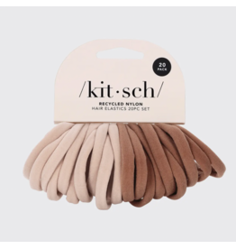 kitsch Kitsch - Eco-Friendly Nylon Elastics 20pc Set (Blush)