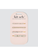 kitsch Kitsch - Metal Rhinestone Assorted Bobby Pins 4pc Set (Gold)