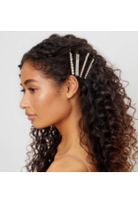 kitsch Kitsch - Metal Rhinestone Assorted Bobby Pins 4pc Set (Gold)