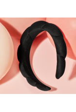kitsch Kitsch - Recycled Fabric Puffy Headband (Black)