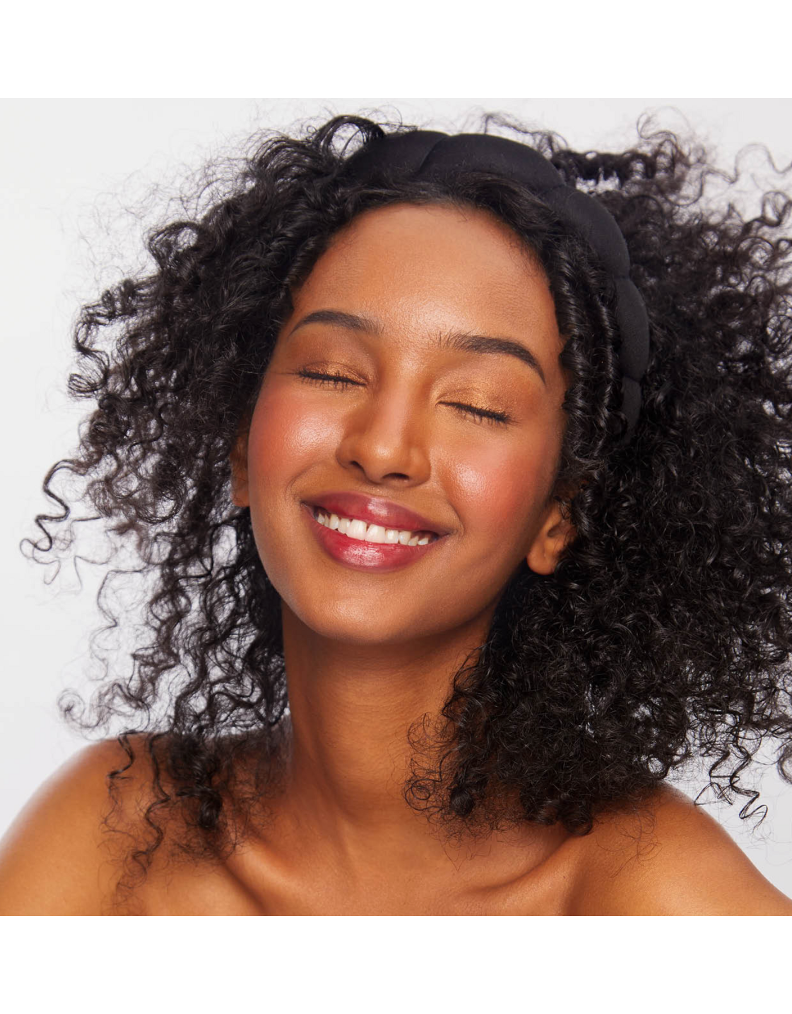 kitsch Kitsch - Recycled Fabric Puffy Headband (Black)