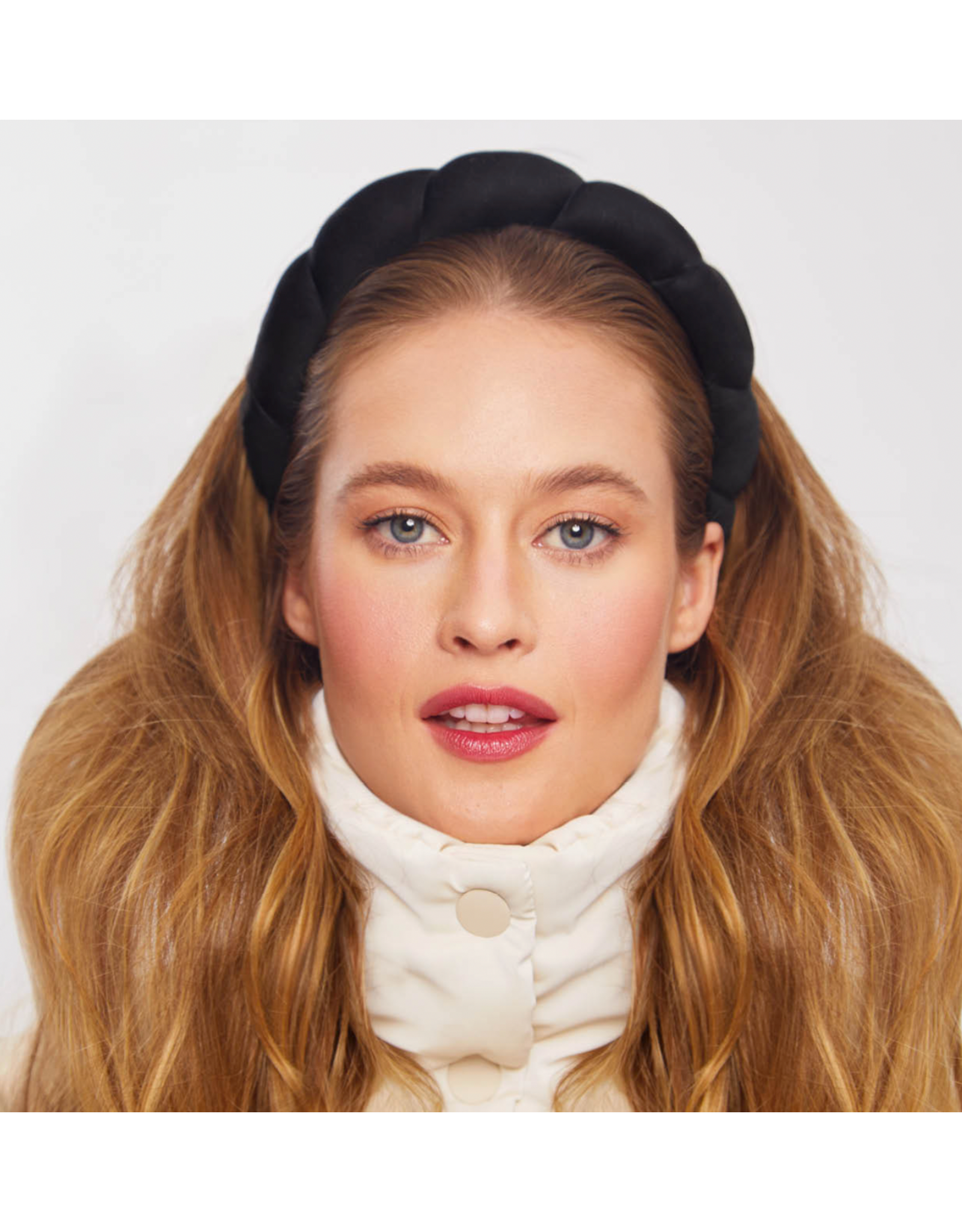 kitsch Kitsch - Recycled Fabric Puffy Headband (Black)